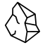 A cartoon image of a block of stone. DPM Surface Care
